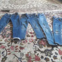 چهار عدد شلوار جین مناسب شش تا هشت سال