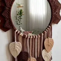 اینه های مکرومه|آینه|خرمدره, |دیوار