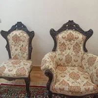 مبل سلطنتی 9 نفره شیک و تمیز.میز ناهار خوری|مبلمان خانگی و میز عسلی|الوند, |دیوار