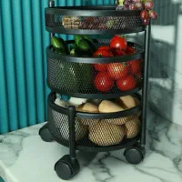 جا پیازی جا پیاز سیب زمینی چرخدار گردون چوبی