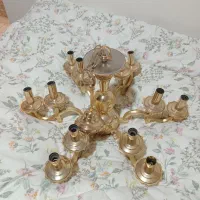 لوستر برنجی|لوستر و چراغ آویز|تهران, حکمت|دیوار