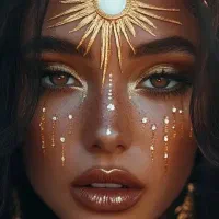 گریم ومیکاپ شنیون بسیار تمیزومرتب