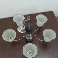لوستر پنج شاخه|لوستر و چراغ آویز|بجنورد, |دیوار