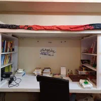 یک عدد تخت دو طبقه|تخت و سرویس خواب|تهران, قنات‌کوثر|دیوار