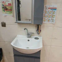 روشویی کامل با اتصالات و شیر