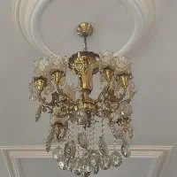 لوستر برنز ۱۲شاخه|لوستر و چراغ آویز|اردبیل, |دیوار