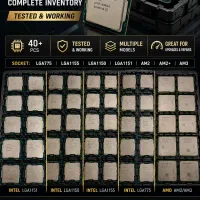 فروش عمده CPU اینتل و AMD حدود ۴۵ عدد