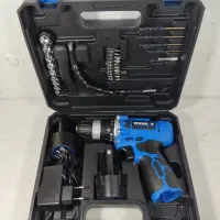 دریل شارژی دو باتری باکیف و لوازم ویوارکس