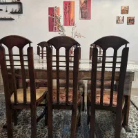 میز نهارخوری چوب هشت نفره|میز و صندلی غذاخوری|فردیس, انبار نفت|دیوار