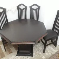 مبل 9 نفره و میز نهار خوری 4 نفره (کارکرده)
