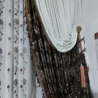 پرده پذیرایی کاملا سالم ونو قیمت ۳،۵۰۰ میلیون|پرده، رانر، رومیزی|محمدیه-قزوین, |دیوار