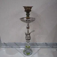 قلیان تنه برنجی قلم کاری