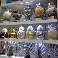 سماور گازی پایه برنجی آیلار روگازی/طرح سنگ باارسال|سماور، چای‌ساز، قهوه‌ساز|مشهد, شهید آوینی|دیوار