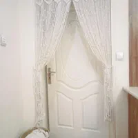 پرده دونه برفی مکرومه|پرده، رانر، رومیزی|آفتاب, |دیوار