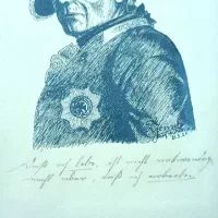 نقاشی قدیمی ناپلون بناپارت کار دست