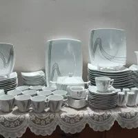 سرویس چینی ۱۲ نفره ۱۰۴ پارچه سپیدار