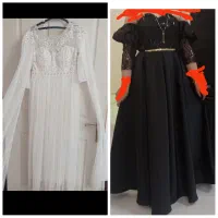 چند عدد لباس مجلسی و مانتو،شومیز درحد نو