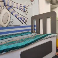 تخت ام دی اف یک نفره دو کشو در حدنو|تخت و سرویس خواب|گرگان, |دیوار