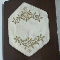 رومیزی مخمل سرمه دوزی|پرده، رانر، رومیزی|مشهد, شهرک ابوذر|دیوار