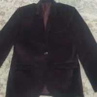 کت مخمل درجه یک بادمجونی سایز۴۸