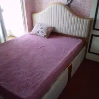 تخت دونفره ام دی اف با روکش