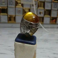 انگشتر دستساز لعل طلایی|جواهرات|گرمی, |دیوار