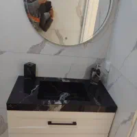 روشویی سرامیکی مدرن مدل دیواری طرح پاندیک|لوازم سرویس بهداشتی|همدان, |دیوار