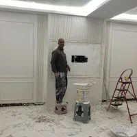 گچکاری گچ کاری گچبری لکه گیری اسلامشهر حتی یک متر|خدمات پیشه و مهارت|اسلام‌شهر, شهرک قائمیه|دیوار