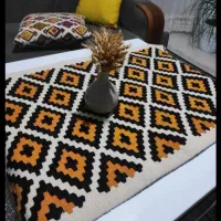 بافت گلیم هایه زیبا وشیک  با نخ کرک|گلیم، جاجیم، گبه|بیجار, |دیوار