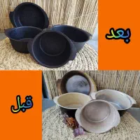 بازسازی ظروف قائم با یک سال ضمانت|ظروف پخت‌وپز|قم, زاویه|دیوار