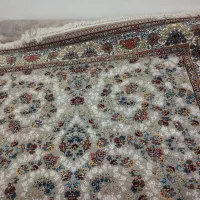 دو عدد فرش طوسی آکبند نه متری