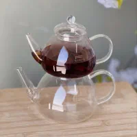 کتری و‌ قوری پیرکس شعله مستقیم