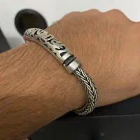 دستبند زنجیر نقره 53گرم