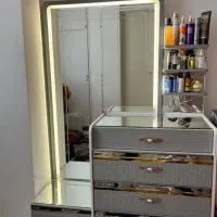 ست کامل سرویس خواب شامل تخت۲نفره،پاتختی، میز آرایش