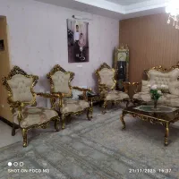 میز ناهارخوری و مبل استیل و ساعت ایستاده|مبلمان خانگی و میز عسلی|رباط‌کریم, رباط‌کریم|دیوار