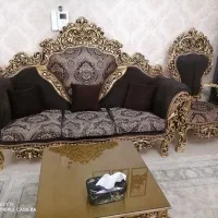 مبل9نفره سلطنتی تمیز|مبلمان خانگی و میز عسلی|اندیشه, اندیشه فاز ۱|دیوار