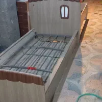 سرویس خواب و کمد کودک و نوجوان دو نفر|تخت و سرویس خواب|جم, |دیوار