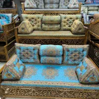 تخت شاه نشین چوبی M/66|مبلمان خانگی و میز عسلی|اصفهان, هفتون|دیوار