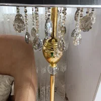 آباژور سفارشی آویز لوستر بسیار زیبا کارنکرده|چراغ خواب و آباژور|کرمانشاه, |دیوار