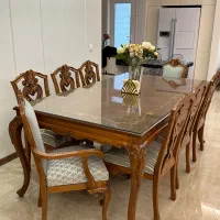 مبل و میز ناهار خوری ۸ نفره