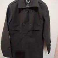 بارونی کاپشن چرم پالتو فوتر(درحد نو  ۳۸تا ۴۲|لباس|ماهدشت, |دیوار