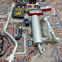 لنز چراغ اسپرت پارس هدرز سنتر اگزوز بنزی چراغ عقب