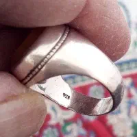 انگشتر نقره مردانه  پنبه ای|جواهرات|همدان, |دیوار