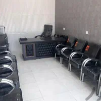 میز مدیریت غزال/صندلی پشت بلند/مبل راحتی نیم ست|دفتر کار|ایلام, |دیوار