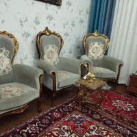 مبل 9 نفره تماما چوب|مبلمان خانگی و میز عسلی|تبریز, |دیوار