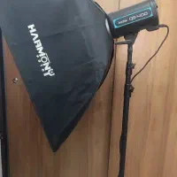 فلاش عکاسی به همراه سافت باکس