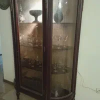 بوفه چوب گردو مدرن درحدنو مناسب جهیزیه
