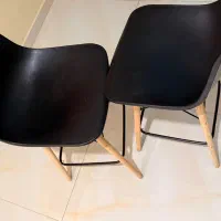 صندلی اوپن نو ۲عدد و پادری طرح ابریشم