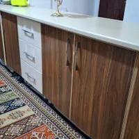 کابینت همراه هود و سینک|آب‌چکان و نظم‌دهنده ظروف|قم, سراجه (۱۵ خرداد)|دیوار