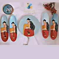 دیوارکوب سفالی با طرح و رنگ دلخواه شما|تابلو، نقاشی، عکس|خاش, |دیوار